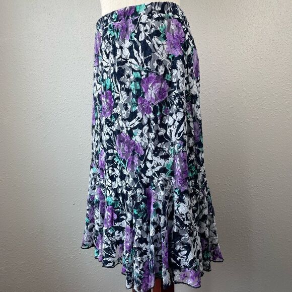 Christopher & Banks Floral Skirt Size S EUC - Picture 4 of 8
